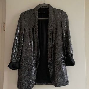 Zara sequins blazer